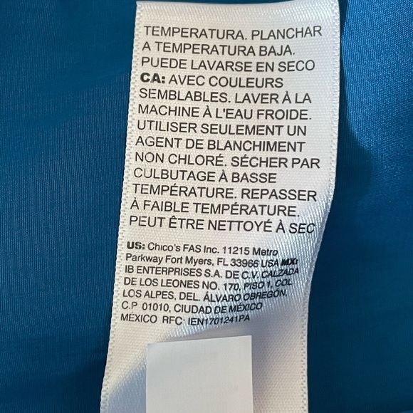 Chico’s Pintuck Popover Short Dress - Picture 3 of 8